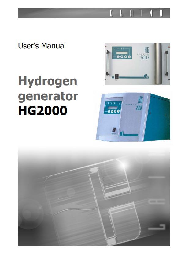 HG 2200 R manual cover